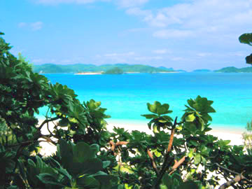 Beach on Aka island