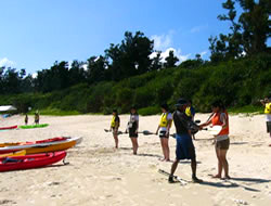 Kayaking instruction